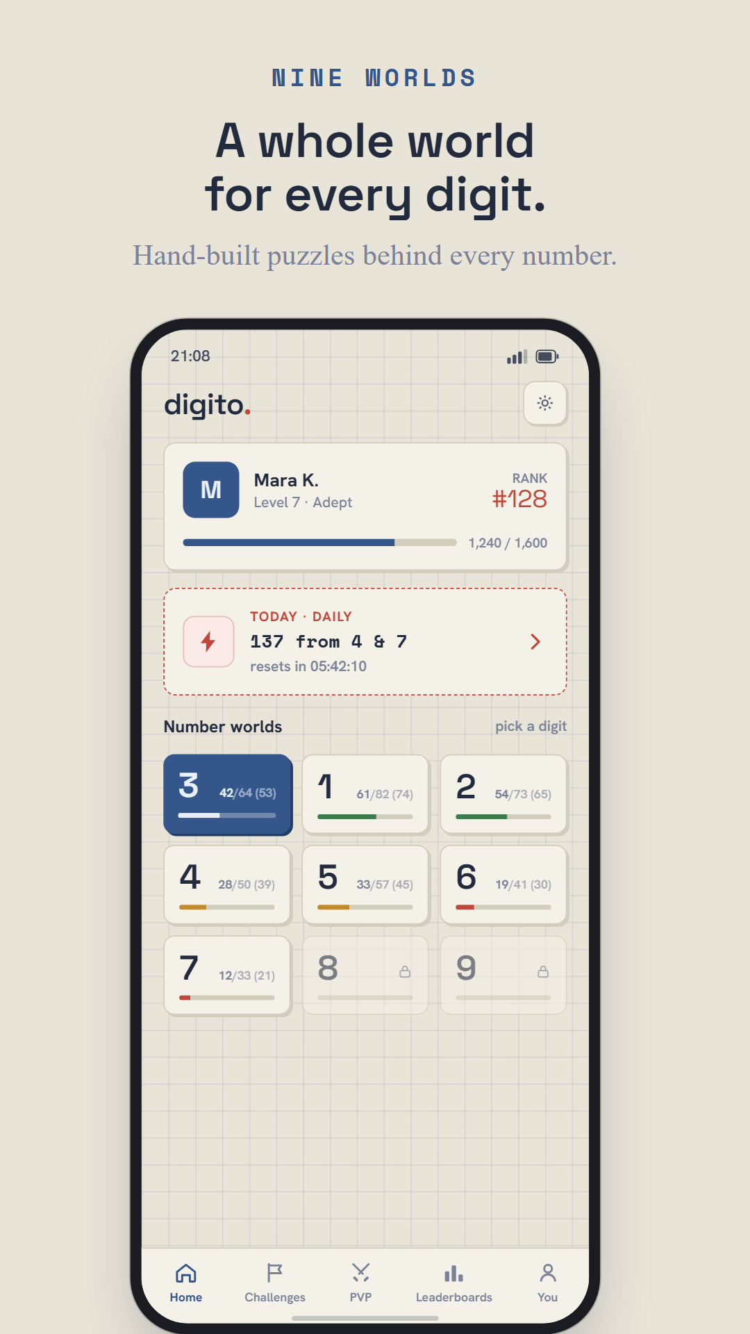 digito — nine number worlds