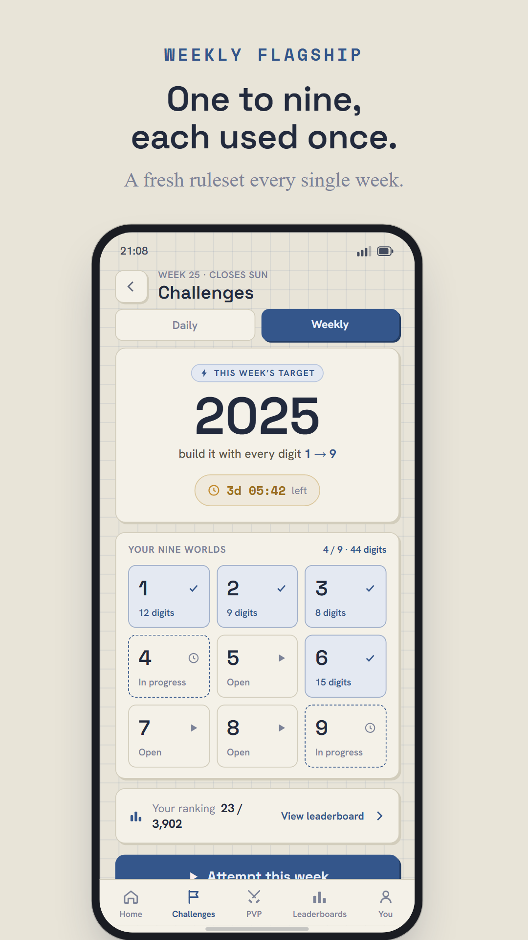 digito — weekly challenge